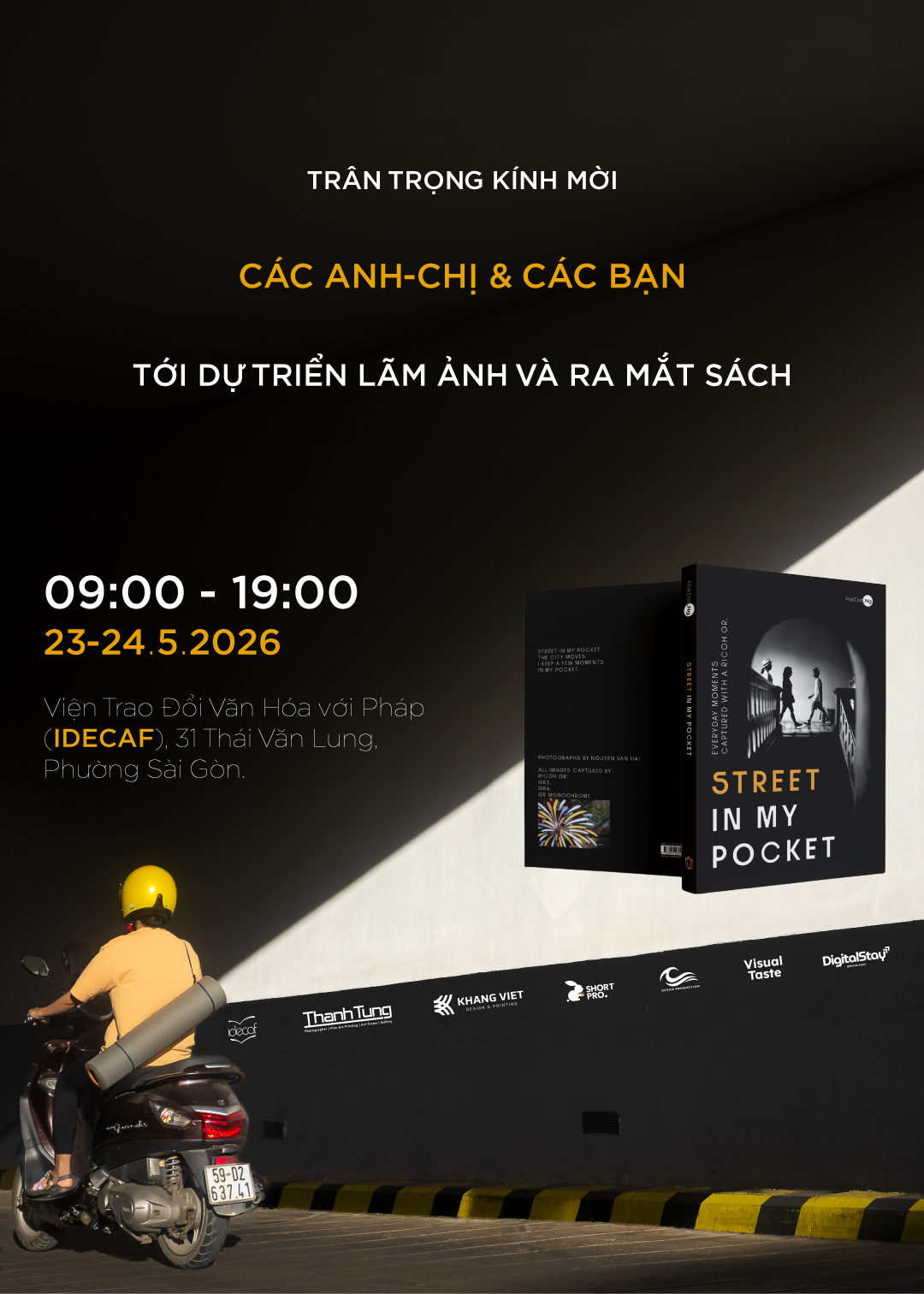 Photo exhibition and book launch — May 23–24 at IDECAF, Saigon