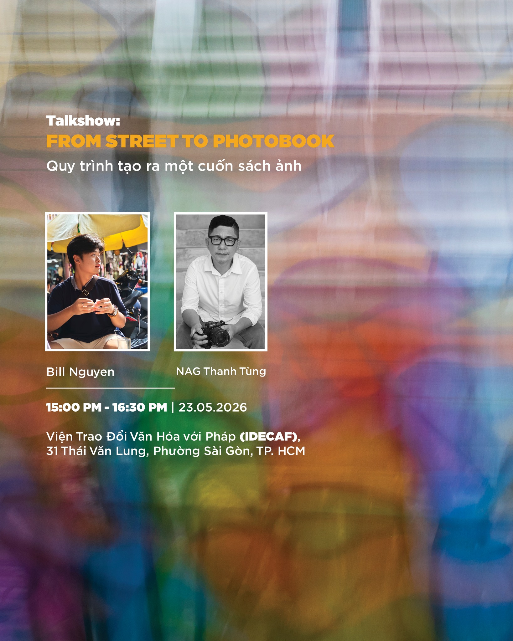 Talkshow: From Street to Photobook with Bill Nguyen and Thanh Tùng
