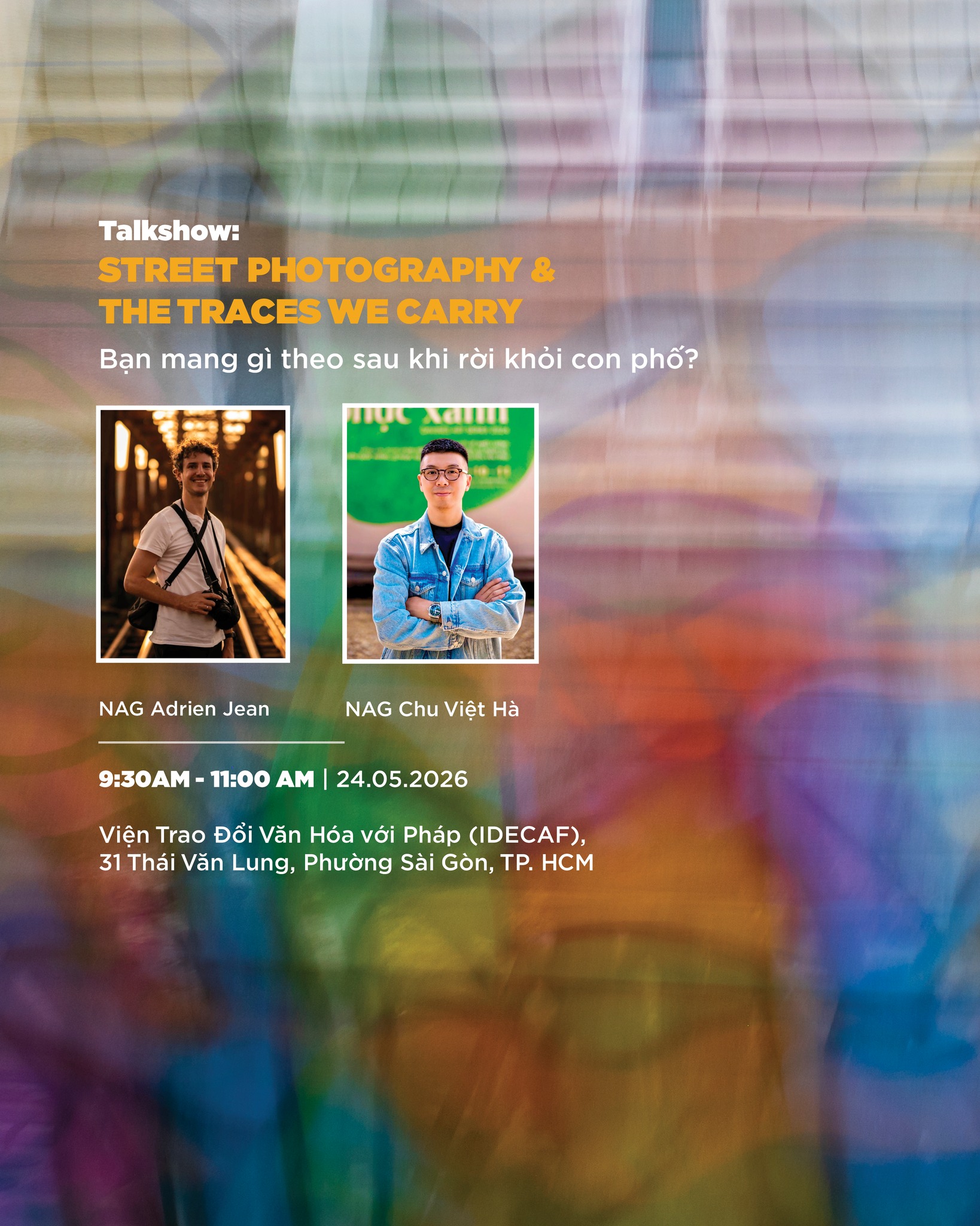 Talkshow: Street Photography and The Traces We Carry with Adrien Jean and Chu Việt Hà